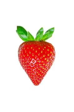 Red strawberry Foto stock