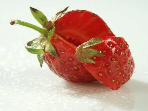 Red strawberry Stock Photos