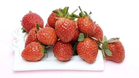 Red strawberry Stock Photos