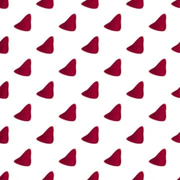 Red strawberry slices creating seamless pattern background 스톡 일러스트