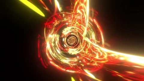 Red Streak Tunnel VJ Loop Stock Footage 329996977