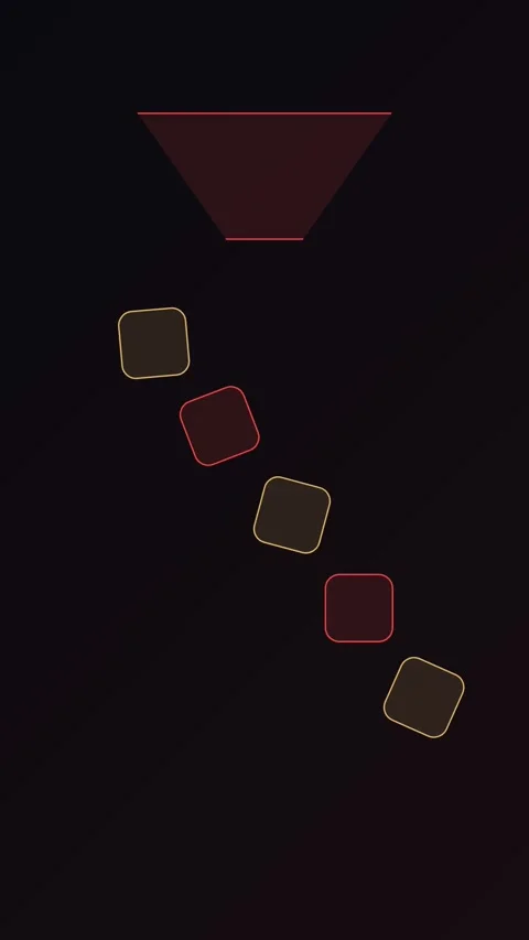 Red String Network Vertical Motion Graphic Animation Stock Footage 345152873