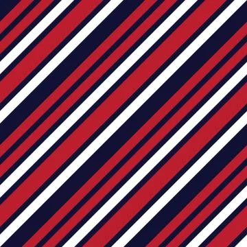 Red Stripe seamless pattern background in diagonal style Illustrazione stock