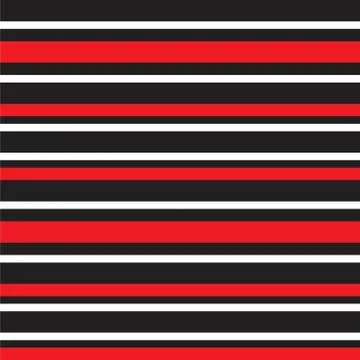 Red Stripe seamless pattern background in horizontal style Stock Illustration