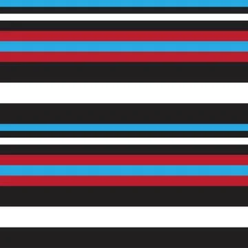 Red Stripe seamless pattern background in horizontal style Illustrazione stock