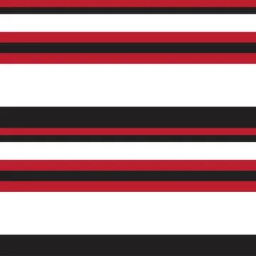 Red Stripe seamless pattern background in horizontal style Illustrazione stock