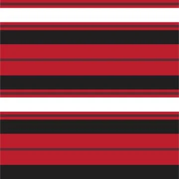 Red Stripe seamless pattern background in horizontal style Illustrazione stock