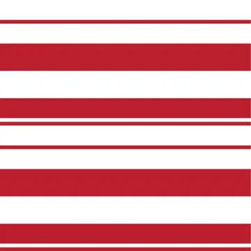 Red Stripe seamless pattern background in horizontal style Illustrazione stock