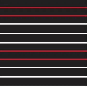 Red Stripe seamless pattern background in horizontal style Illustrazione stock