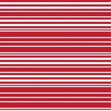 Red Stripe seamless pattern background in horizontal style Illustrazione stock