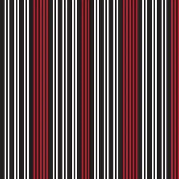 Red Stripe seamless pattern background in vertical style Stock Illustration