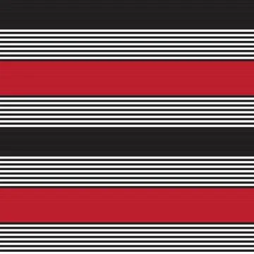 Red Stripe seamless pattern background in horizontal style Illustrazione stock