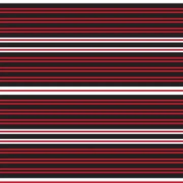 Red Stripe seamless pattern background in horizontal style Stock Illustration