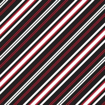 Red Stripe seamless pattern background in diagonal style Illustrazione stock