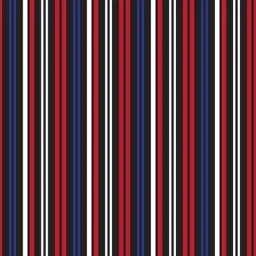 Red Stripe seamless pattern background in vertical style Stock Illustration
