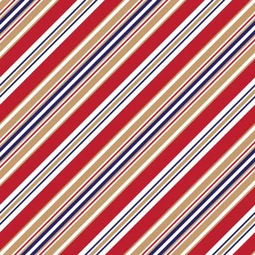 Red Stripe seamless pattern background in diagonal style Stock Illustration