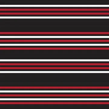 Red Stripe seamless pattern background in horizontal style Stock Illustration