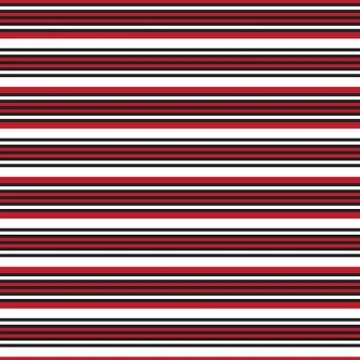 Red Stripe seamless pattern background in horizontal style Illustrazione stock