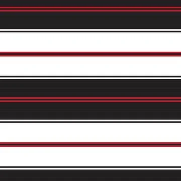 Red Stripe seamless pattern background in horizontal style Stock Illustration