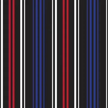 Red Stripe seamless pattern background in vertical style Stock Illustration