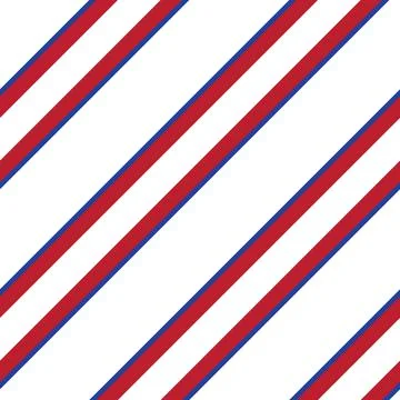 Red Stripe seamless pattern background in diagonal style Illustrazione stock