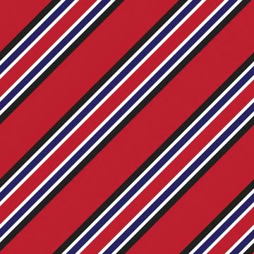Red Stripe seamless pattern background in diagonal style Illustrazione stock