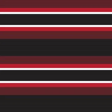 Red Stripe seamless pattern background in horizontal style Illustrazione stock