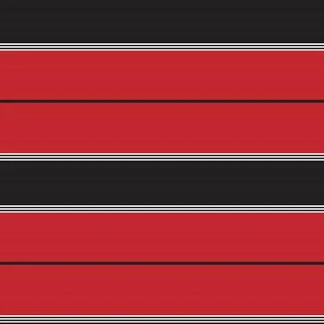 Red Stripe seamless pattern background in horizontal style Illustrazione stock