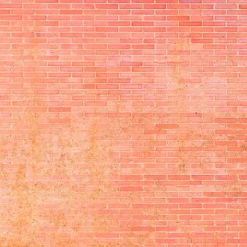 Red striped bricks. Background texture. Stock Photos