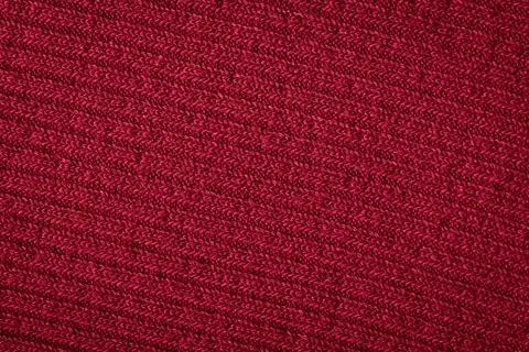 Red striped fabric with an interesting weave of threads 스톡 사진