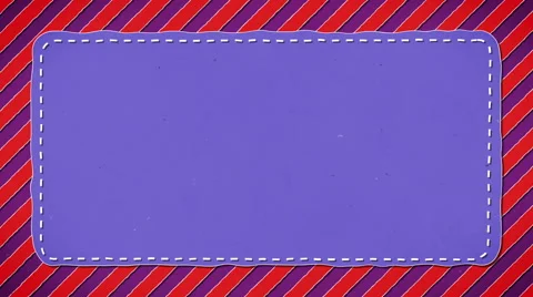 Red Stripes Blue Rectangle Shape Background For Text Stock Footage 56174835