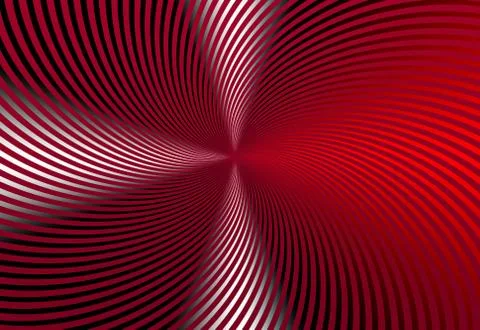 Red Stripes Circular Shiny Background Stock Illustration