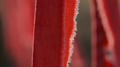 Red stripes closeup.mp4 Stock-Footage 1427839