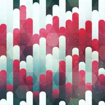 Red stripes seamless pattern Stock Illustration