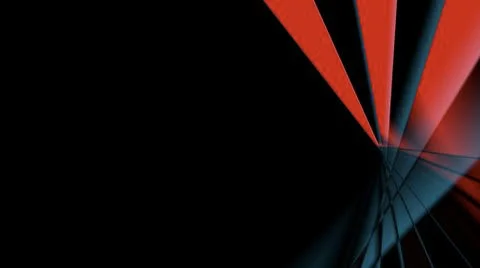 Red strips on a black background Illustrazione stock
