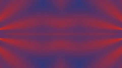 Red strips of light on blue background. 3d rendering loop animation 4K Stock Footage 233245168