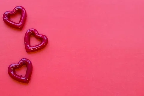 Red St.Valentine's background Stock Photos