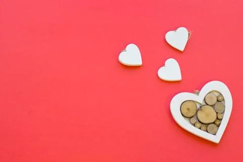 Red St.Valentine's background Stock Photos