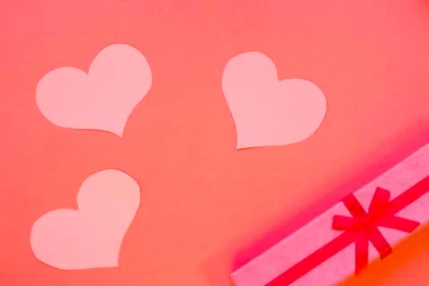 Red St.Valentine's background Foto stock