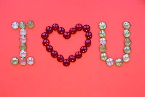 Red St.Valentine's background Foto stock
