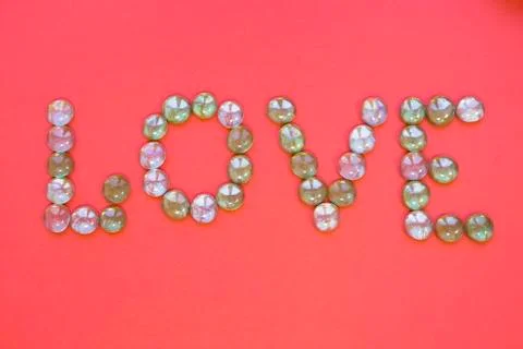 Red St.Valentine's background Stock Photos
