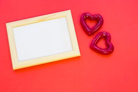 Red St.Valentine's background Stock Photos