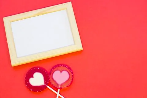 Red St.Valentine's background Stock Photos