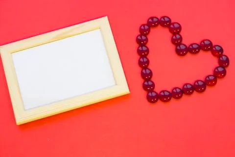 Red St.Valentine's background Stock Photos