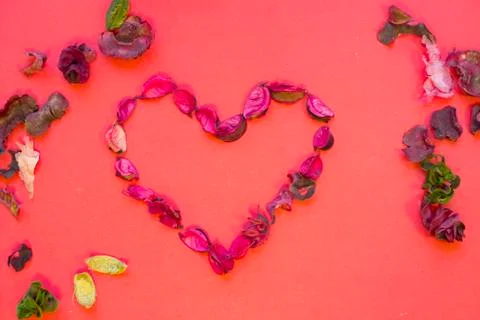 Red St.Valentine's background Foto stock