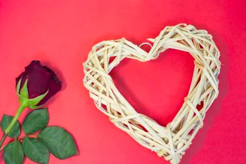 Red St.Valentine's background Stock Photos