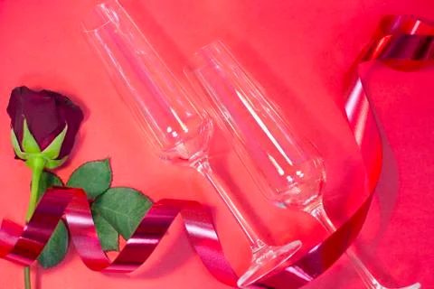 Red St.Valentine's background Foto stock