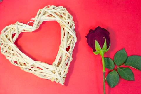 Red St.Valentine's background Foto stock