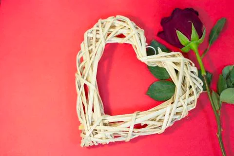 Red St.Valentine's background Stock Photos