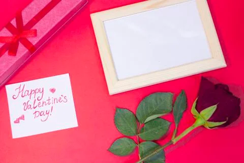 Red St.Valentine's background Stock Photos